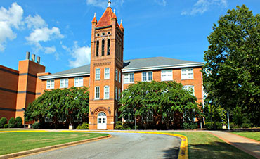 old main building at Lander University