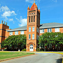 old main building at Lander University